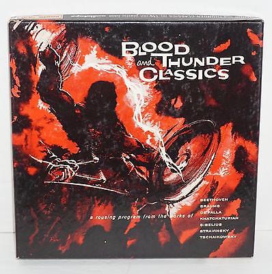Blood and Thunder Classics Reel to Reel Tape Audiotape Classical Music Program A
