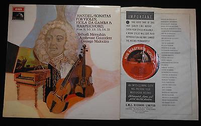 EMI ASD 2384 - Handel Violin Sonatas for Violin - 12" Classical LP Record Album? A