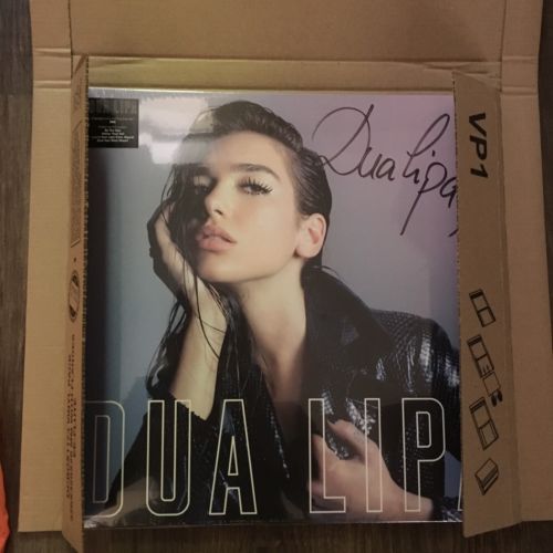 popsike.com - Dua Lipa Hand Signed Vinyl Autograph Blow Your Mind