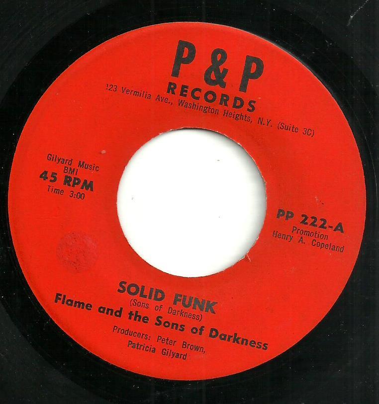 popsike.com - KILLER RAW FUNK SOUL Flame and the Sons Of Darkness ...