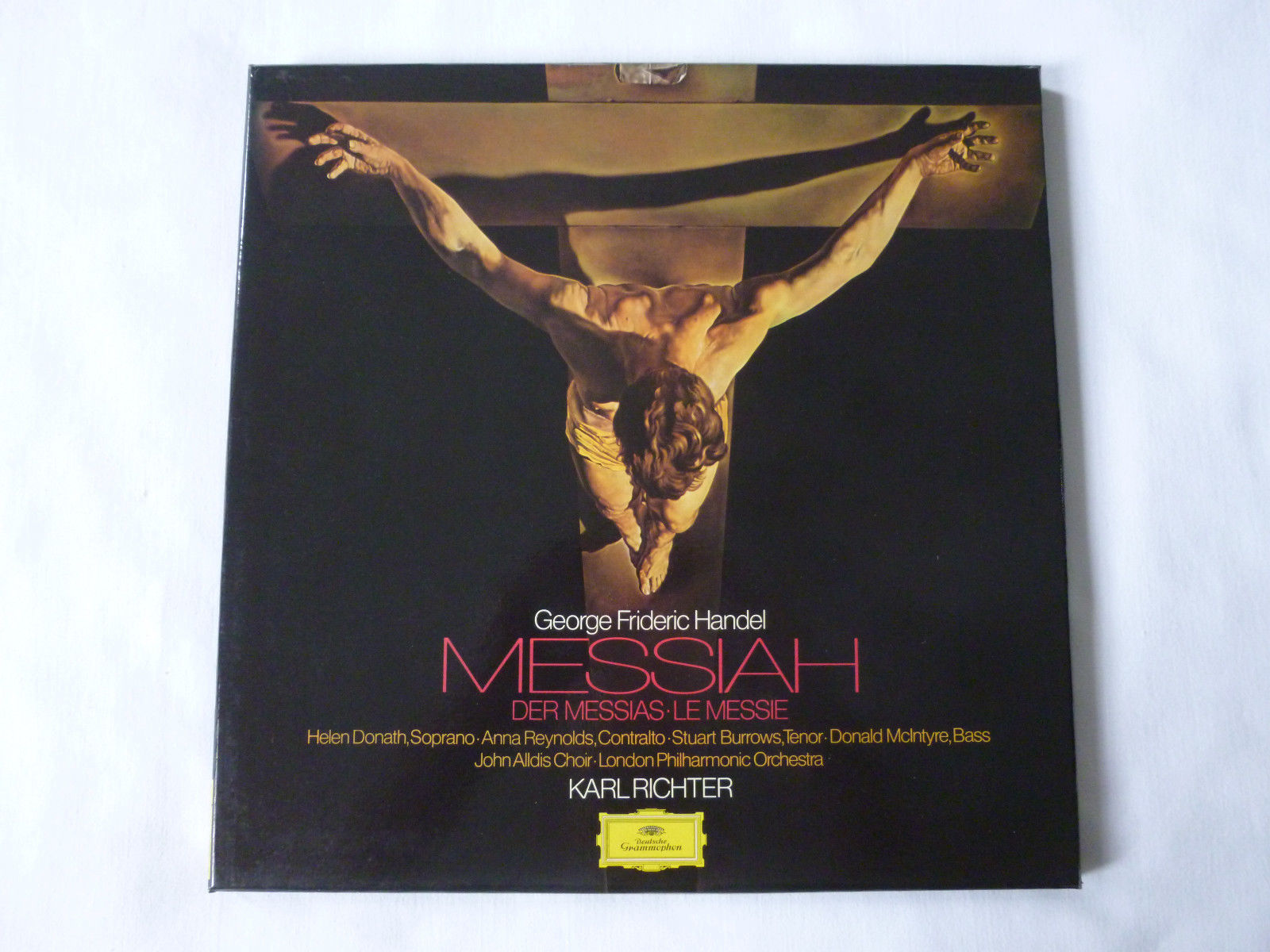 HANDEL MESSIAH 2720 069 NEAR MINT 1973 UK 3xLP CLASSICAL VINYL BOX SET A