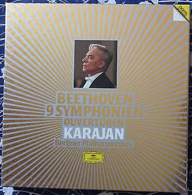 Karajan Beethoven Complete Symphonies DG DIgital Classical Vinyl Record 7lp Box A