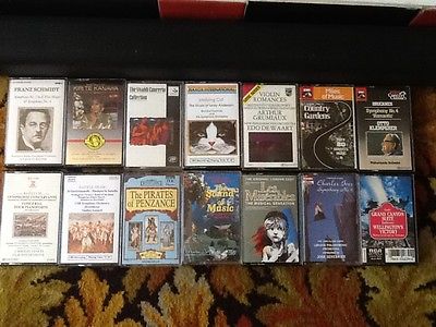 Fourteen Classical cassettes Bruckner , Schmitt, Ives ect as photo A