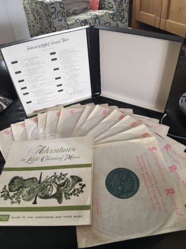 MINT- Reader's Digest Festival of Light Classical Music 12 LP box set STEREO A