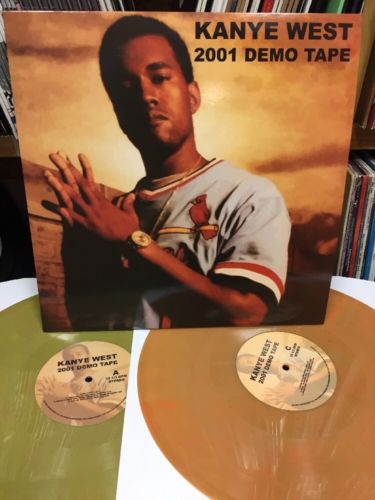 Kanye West Signed Vinyl 2001 Demo Tape LP JSA LOA #BB36991