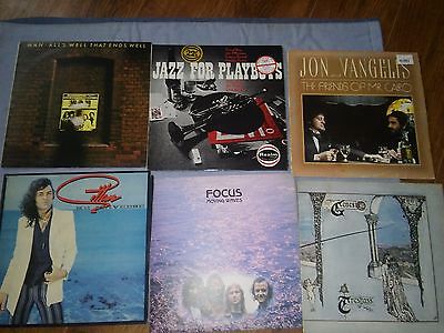LOTS - 10 VINYL RECORDS -CLASSICAL AND PROGRESSIVE ROCK-EARLY PRESS- V/G A