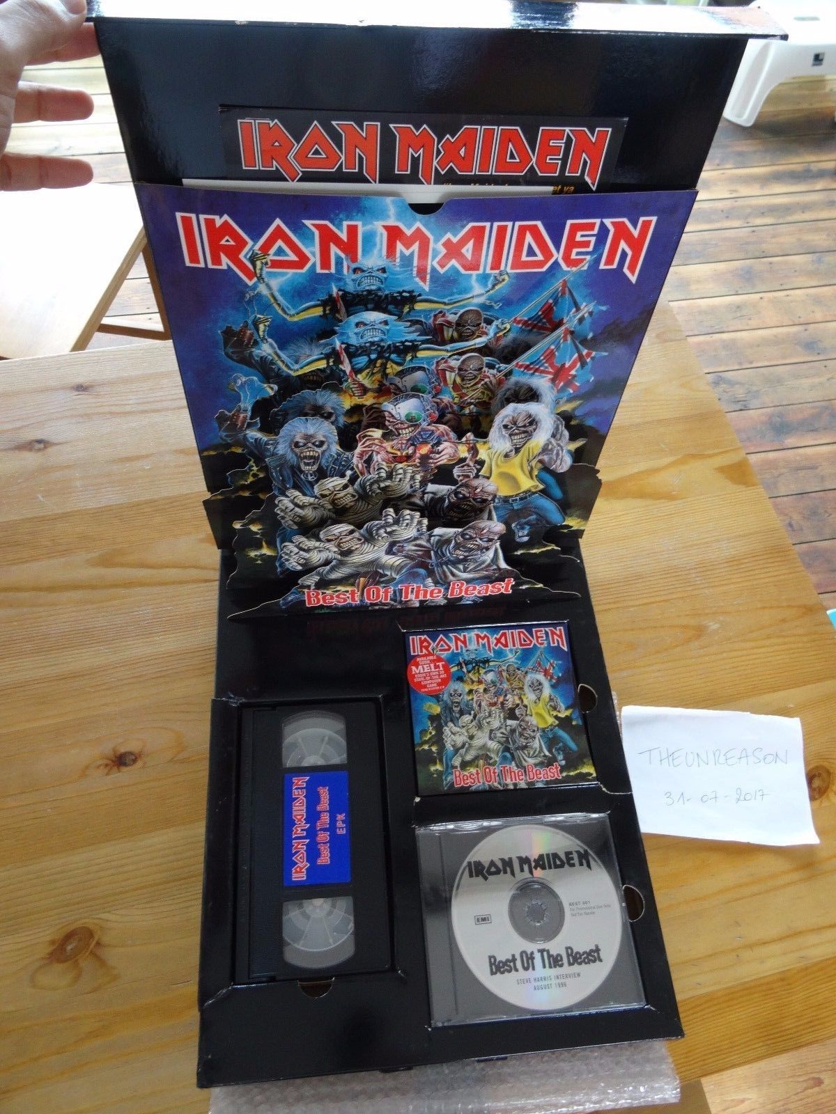 IRON MAIDEN/Best Of The Beast 4LP&ブックレット