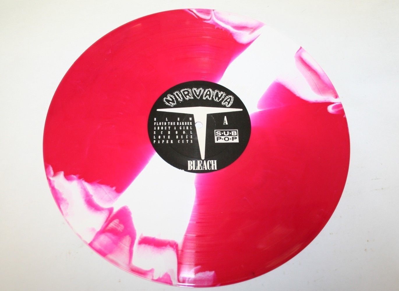 NIRVANA / BLEACH red vinyl アナログ レコード NIRVANA BLEACH RED VINYL LP Sub Pop records 1992 Limited edition