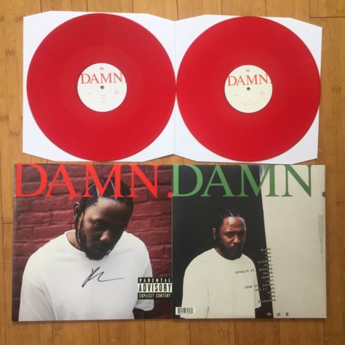popsike.com - KENDRICK LAMAR DAMN 2xLP Red Vinyl Record