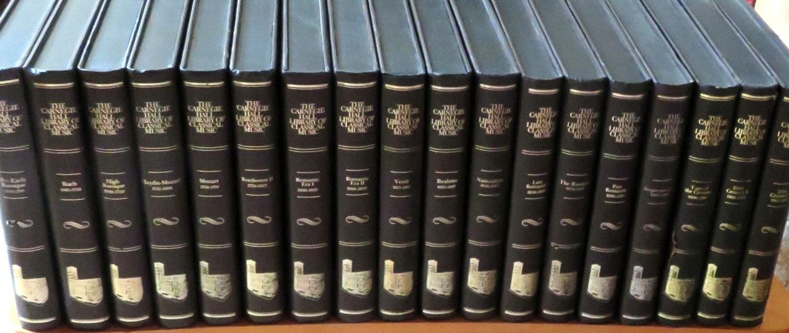 CARNEGIE HALL LIBRARY OF CLASSICAL MUSIC - 18 Titles - 5 Vinyl LPs each set A