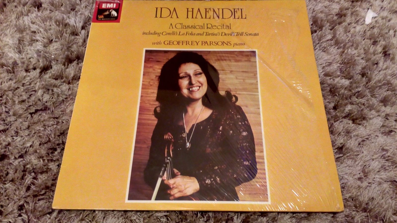 Ida Haendel - Classical Recital - Geoffrey Parsons - 12" vinyl LP album A
