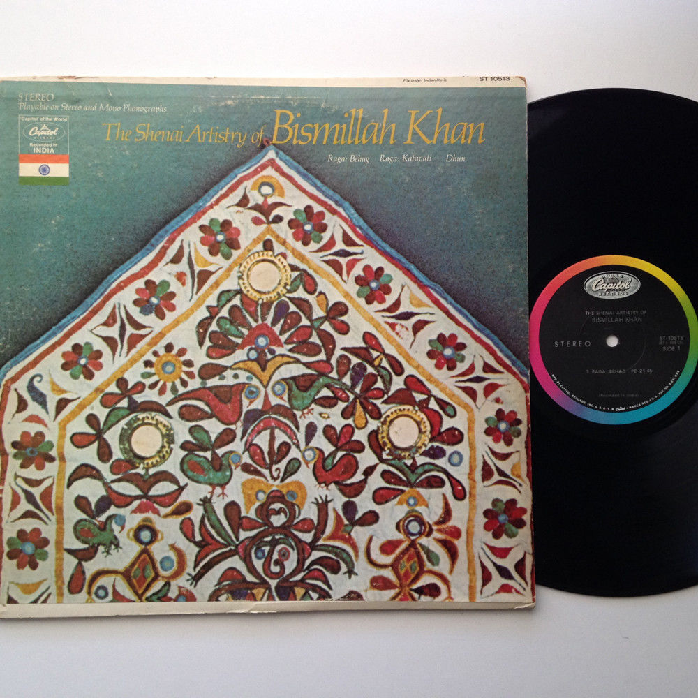 The Shenai Artistry of Bismillah Khan Capitol ST 10513 Vinyl LP Indian Classical A