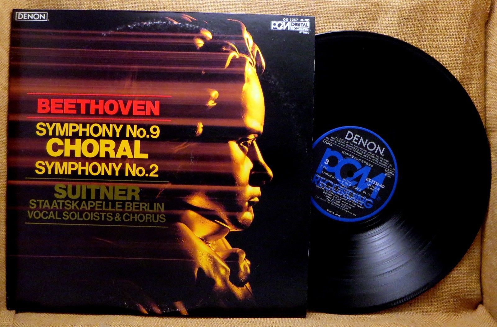 IMPORT CLASSICAL 2x LP BEETHOVEN SYMPHONY 9 SUITNER STAATSKAPELLE GF BOOK A