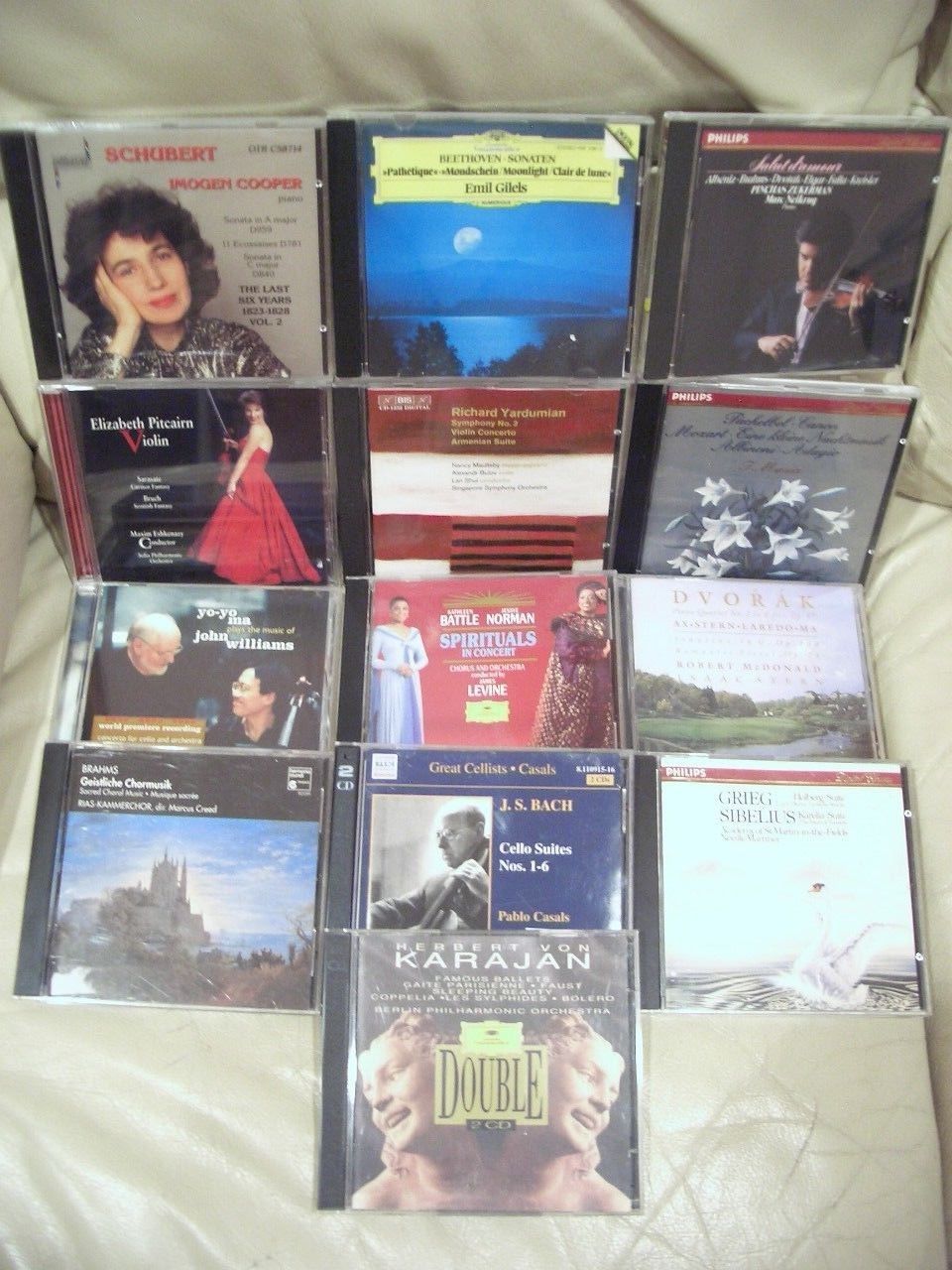 Classical 15-cd/s Violin.Piano.Symphony.Mozart-Beethoven-Schubert-Sibelius... A