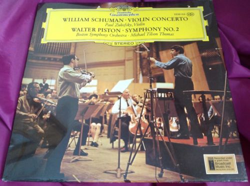 Sealed Classical LP : Schuman Violin Concerto Piston Sym. No. 2 DGG A