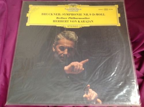 Sealed Classical LP : Herbert Von Karajan Bruckner Symphonie Nr. 9 D-Moll A
