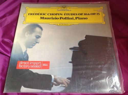 Sealed Classical LP : Frederic Chopin Etudes Op. 10 & Op. 25 Pollini DGG A