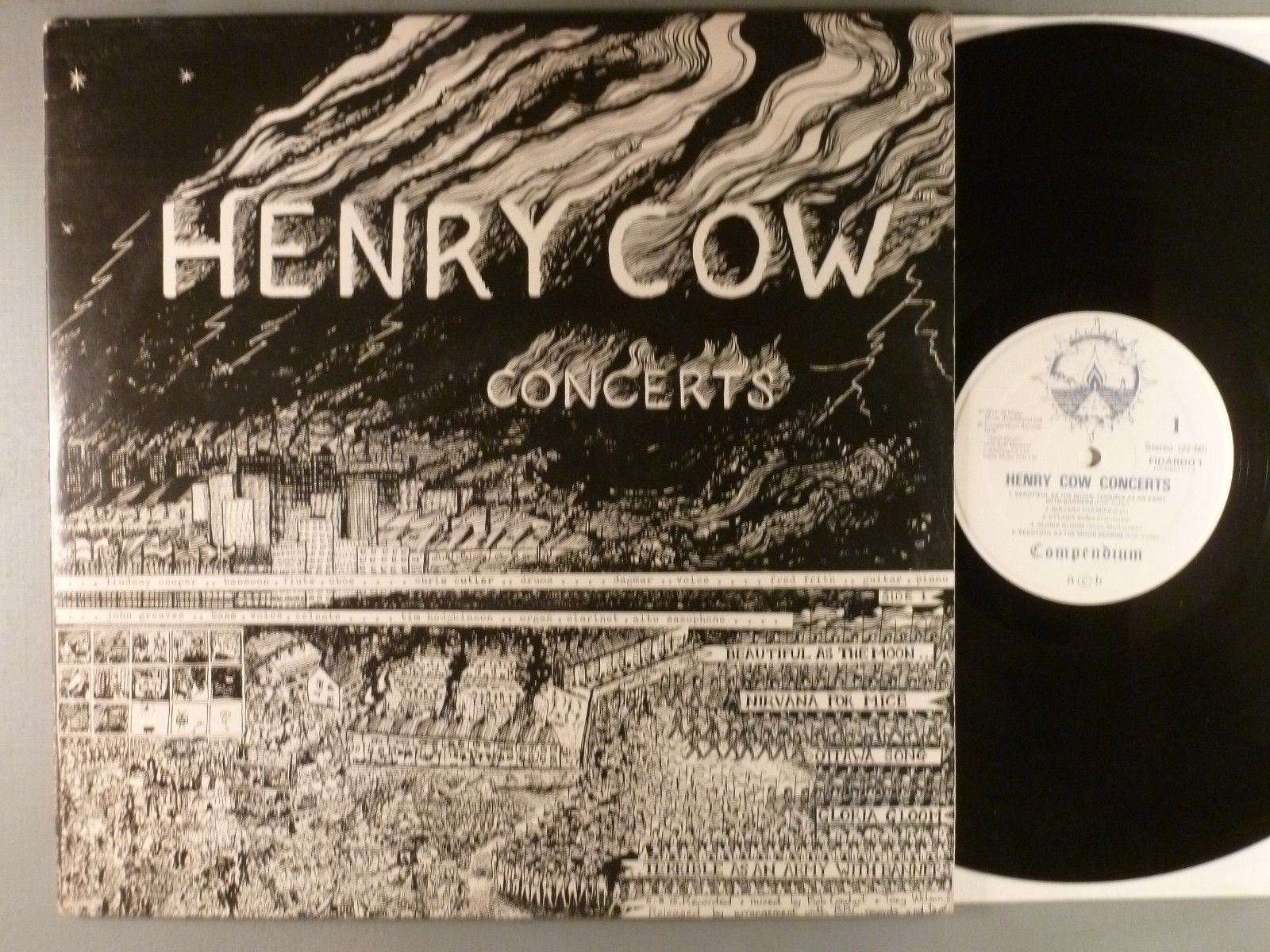Henry Cow – Concerts 2LP 美品 Henry Cow - Concerts (Limited Edition) - LP | JazzMessengers