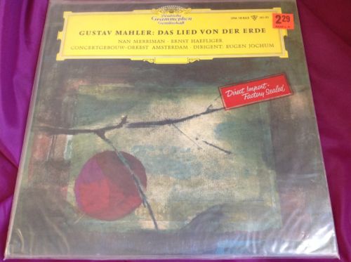 Sealed Classical LP : Gustav Mahler Das Lied von der Erde DGG LPM 18865 A