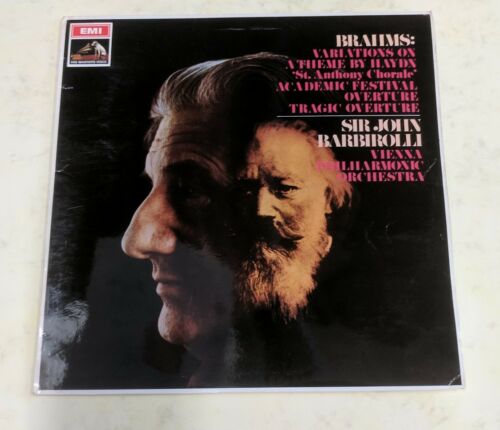 SIR JOHN BARBIROLLI BRAHMS EMI HMV ASD 2589 STEREO CLASSICAL A