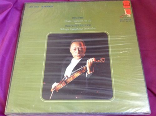 Sealed Classical LP : Brahms Violin Concerto Heifetz Reiner Chicago Sym. A