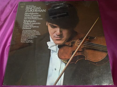Sealed Classical LP : Pinchas Zukerman Mendelssohn Tchaikovsky Violin A