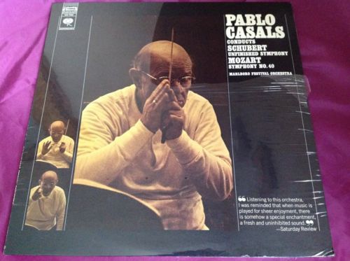 Sealed Classical LP : Schubert Pablo Casals Unfinished Symphony Mozart A