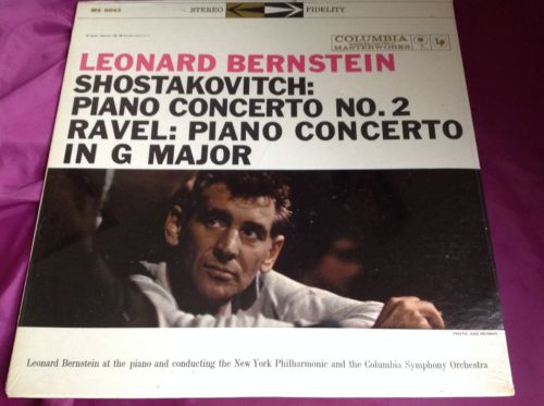 Sealed Classical LP : Bernstein Shostakovitch PIano Concerto No 2 Ravel A