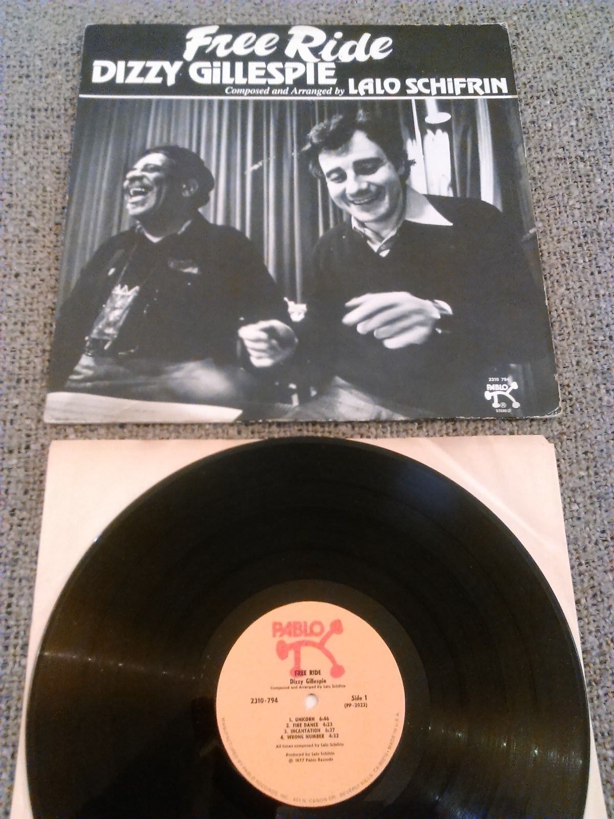 popsike.com - DIZZY GILLESPIE / LALO SCHIFRIN - FREE RIDE LP