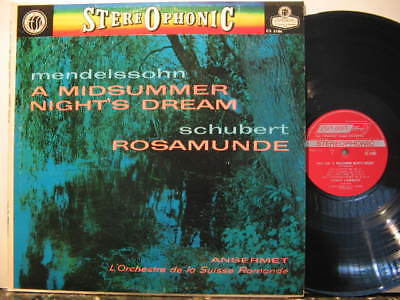 ERNEST ANSERMET / MENDELSSOHN usa LP A MIDSUMMER NIGHT'S DREAM classical FFSS/OR A