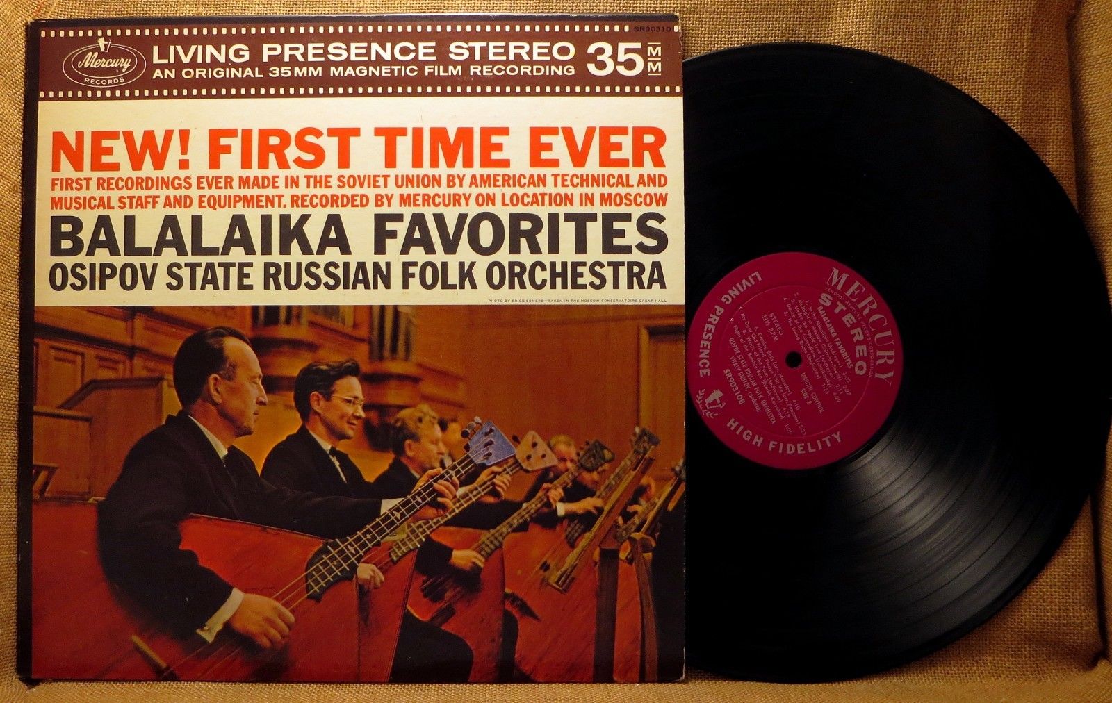 AUDIOPHILE 35MM CLASSICAL LP OSIPOV RUSSIAN OR BALALAIKA FAVORITES SR 90310 A