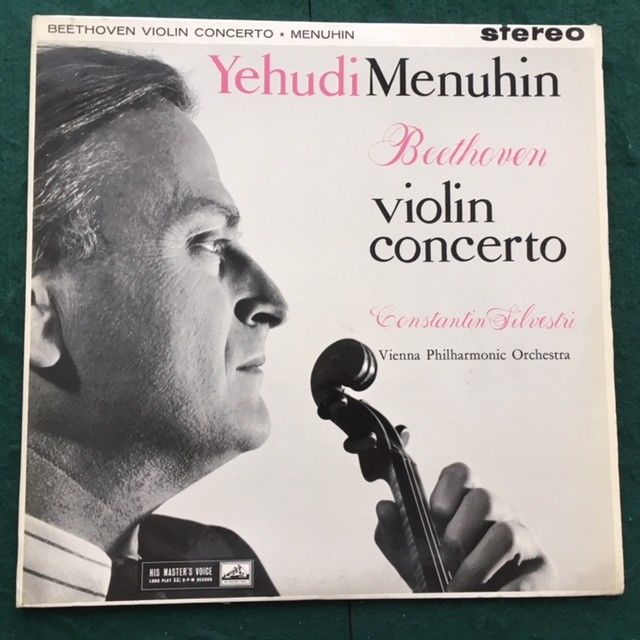 Classical LP - Yehudi Menuhin Beethoven Violin Concerto - Stereo HMV ASD 377 A
