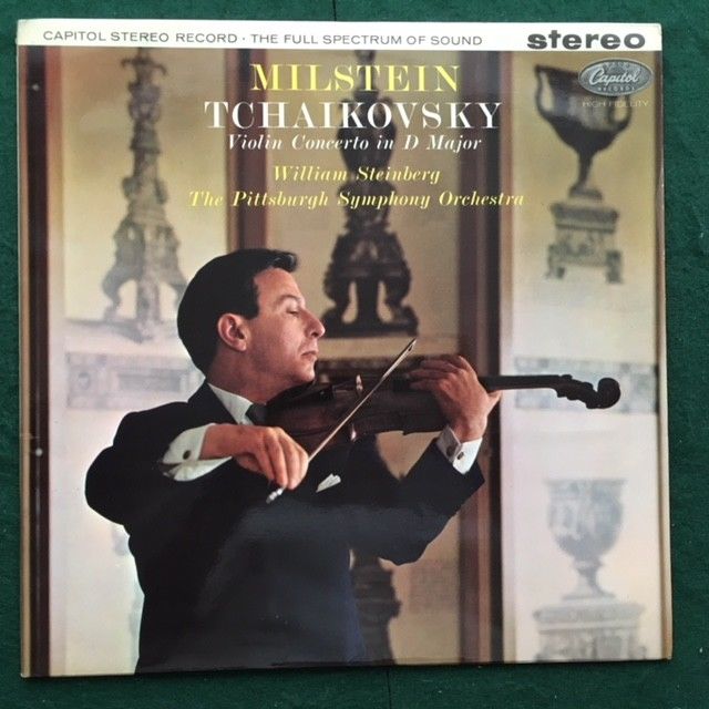 Classical LP - Milstein Tchaikovsky Violin Concerto - Capitol Stereo SP 8512 A