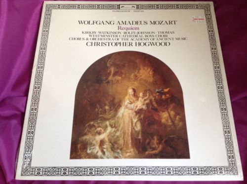 Sealed Classical LP : Mozart Requiem Watkinson Hogwood L'Oiseau-Lyre A