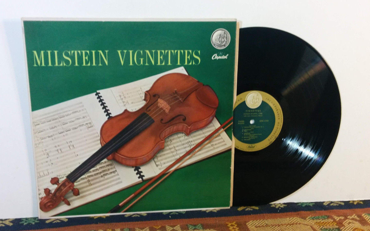 Nathan Milstein, Vignettes (LP 1959) Classical RARE M- VINYL Capitol P8396 A
