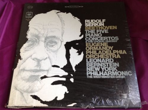 Sealed Classical 4 LP Box Set : Beethoven Serkin 5 PIano Concertos Ormandy A
