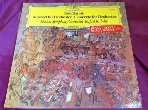 Sealed Classical LP : Bela Bartok Concerto for Orchestra Kubelik DGG A