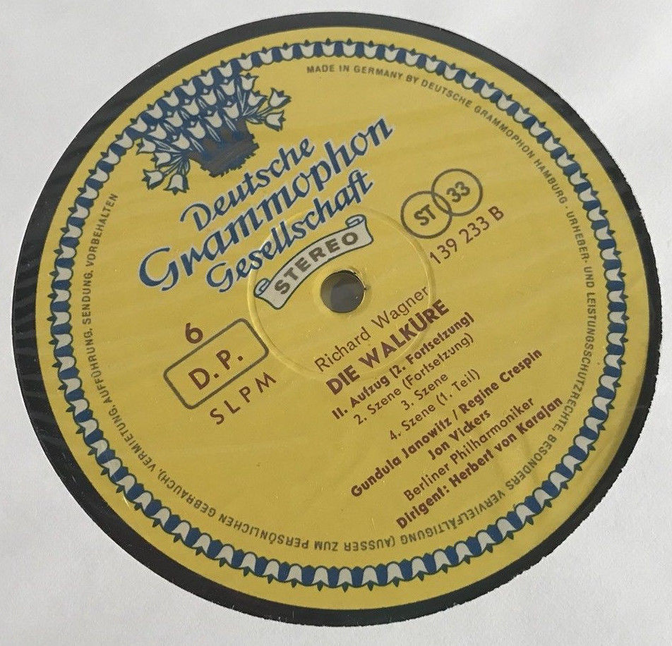 Richard Wagner Die Walkure Herbert Karajan Classical Opera 5 Vinyls TULIP NM/NM A
