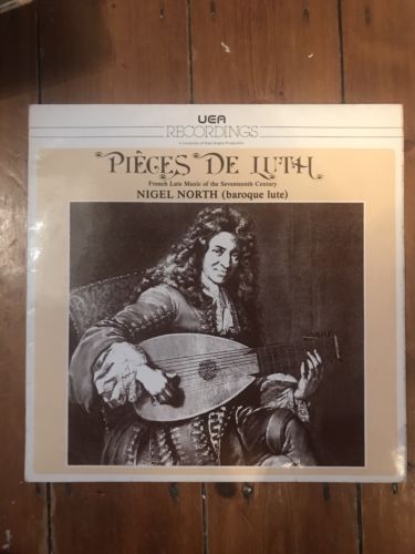 Nigel North Pieces De Luth Lp Classical Renaisannce M/NM with booklet A