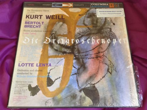 Sealed Classical 2 LP Box Set : The Threepenny Opera Lenya Weill Columbia A