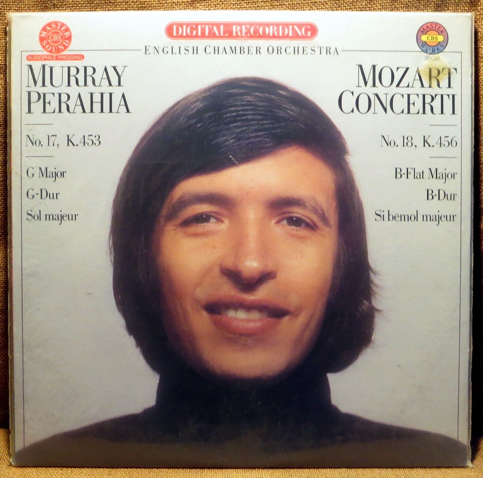 SEALED CLASSICAL LP: MOZART CONCERTI ENGLISH CHAMBER ORCHESTRA MURRAY PERAHIA A
