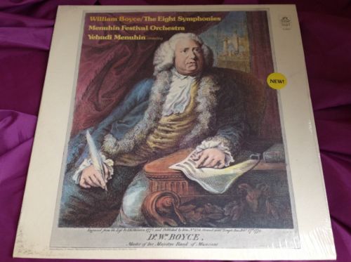 Sealed Classical LP : Menuhin William Boyce The Eight Sympohonies Angel A