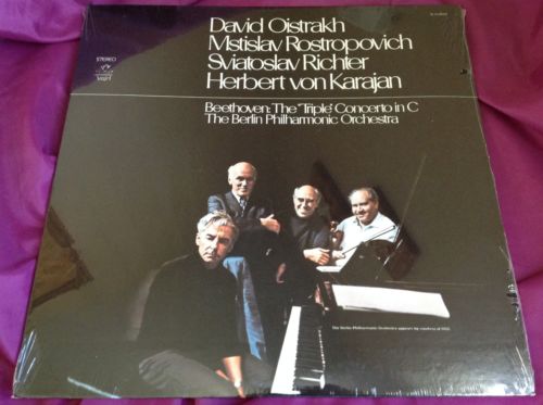 Sealed Classical LP : Beethoven Rostropovich Karajan Oistrakh Angel A