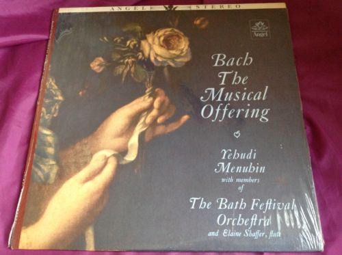 Sealed Classical LP : Bach The Musical Offering Menuhin Shaffer Angel A