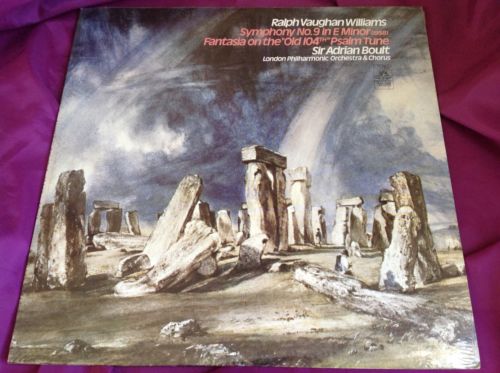 Sealed Classical LP : Ralph Vaughan Williams - Symphony No 9 in E Minor Boult A