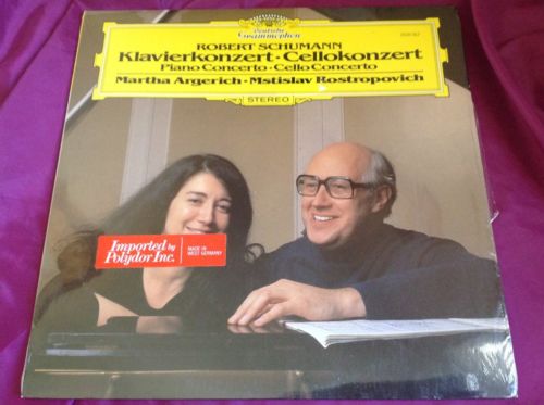 Sealed Classical LP : Schumann PIano & Cello Concertos Argerich DGG A