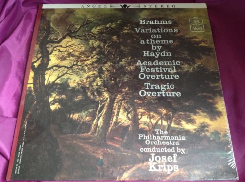 Sealed Classical LP : Brahms Variations on a theme by Haydn Krips Angel A
