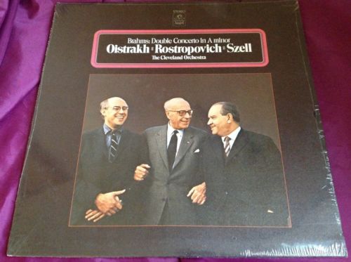 Sealed Classical LP : Brahms Oistrakh Rostropovich Double Concerto Angel A