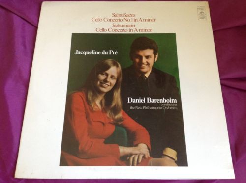 Sealed Classical LP : Saint-Saens Schumann Cello Concerto du Pre Angel A
