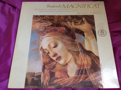 Sealed Classical LP : Krzysztof Pendericki Magnificat Lagger Angel S 37141 A